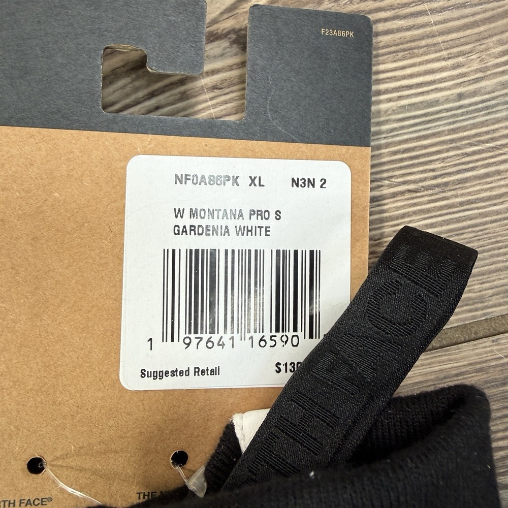 The North Face Women's Montana Pro SG GTX Gloves Gore-Tex Warm White Size XL New - Picture 4 of 5